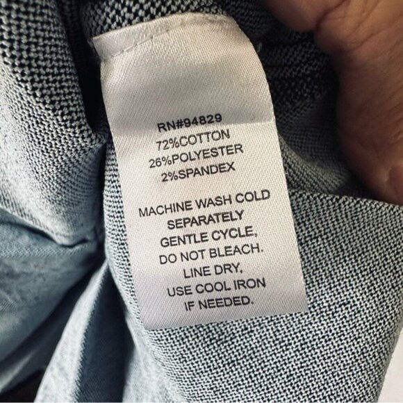 Planet Gold Women's Short Sleeve Square Neck Dress Denim Size Small - Picture 8 of 12